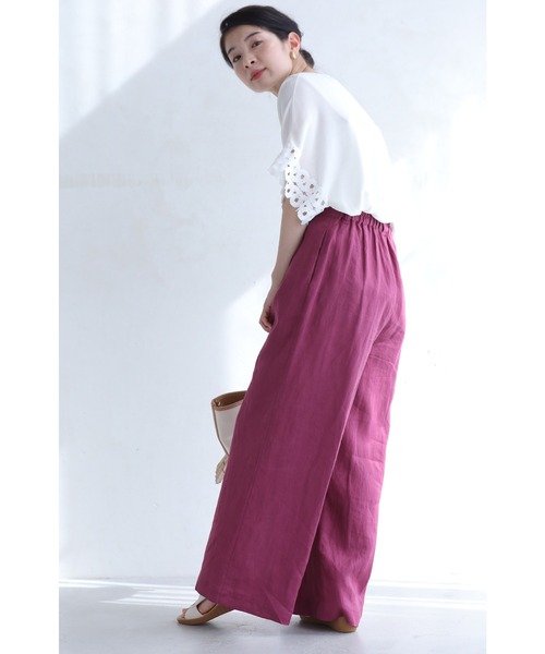 「CAWAII」 パンツ FREE ワインレッド レディース_画像7