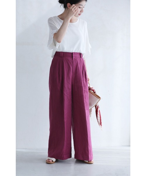 「CAWAII」 パンツ FREE ワインレッド レディース_画像9