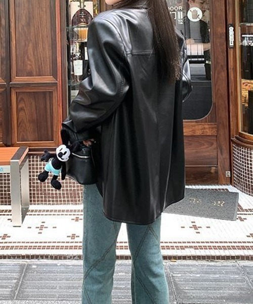 gossip!ロサンゼルス レザージャケット ライダース YUGA 合成革皮