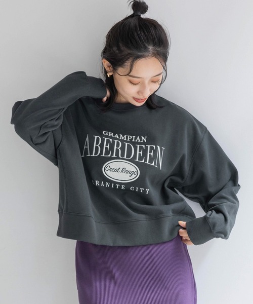 「LOWRYS FARM」 スウェットカットソー 1 グレー レディース_画像3