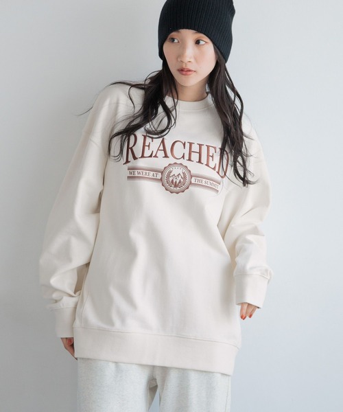 「LOWRYS FARM」 スウェットカットソー 1 グレー レディース_画像5