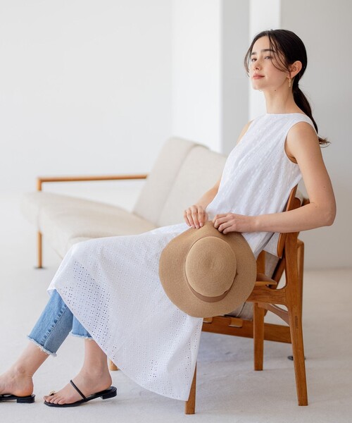 「組曲」 ノースリーブワンピース S2 ブラック レディース_画像3