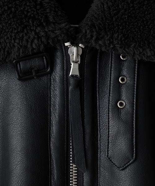 WYM LIDNM ブルゾン アウター B-6 FAUX MOUTON BLOUSON メンズ