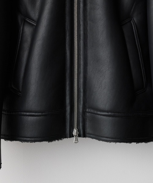 WYM LIDNM ブルゾン アウター B-6 FAUX MOUTON BLOUSON メンズ