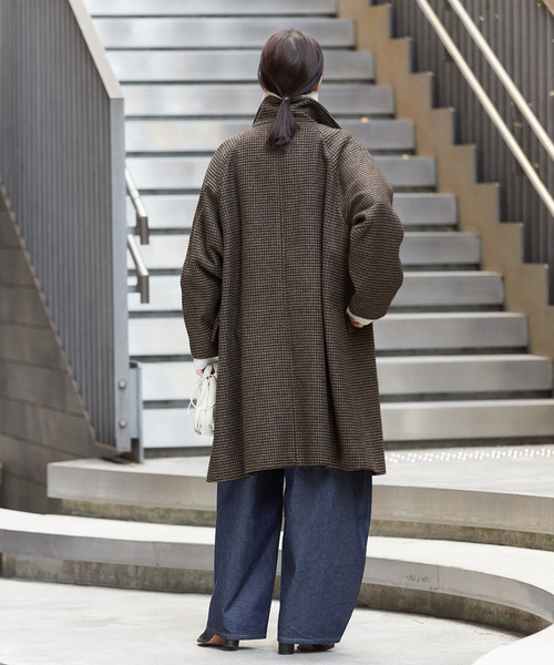 JOURNAL STANDARD L'ESSAGE コート ジャーナルスタンダード レサージュ ノーカラーコート レディース