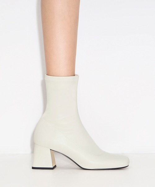 「CHARLES & KEITH」 ショートブーツ 25cm ブラック系その他6 レディース_画像9