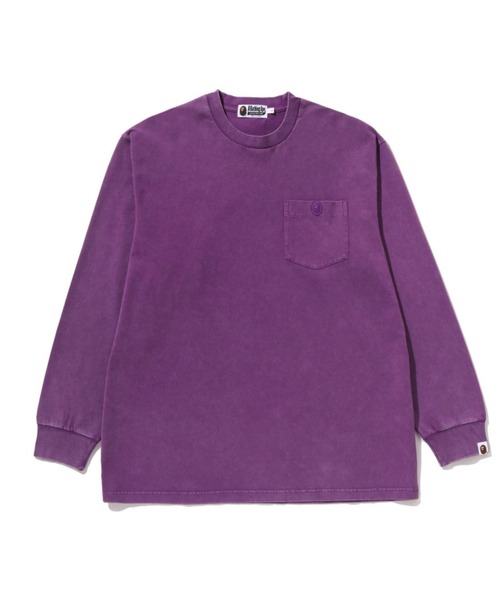 A BATHING APE（アベイシングエイプ） tシャツ GARMENT DYE ONE POINT 