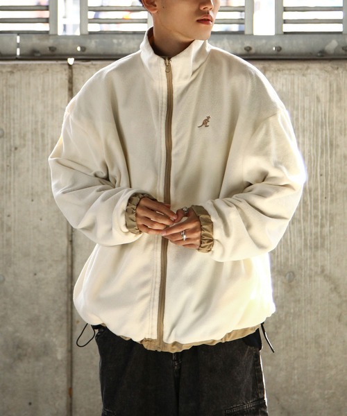 「KANGOL」 ブルゾン MEDIUM ベージュ メンズ_画像4