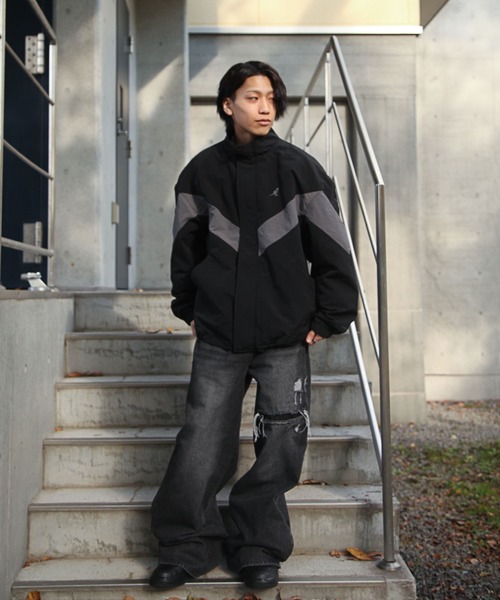 「KANGOL」 ブルゾン MEDIUM ベージュ メンズ_画像7