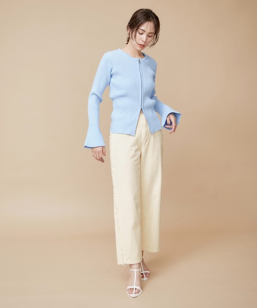 「LE CERCLE par rope'」 デニムパンツ FREE ブラック系その他 レディース_画像4