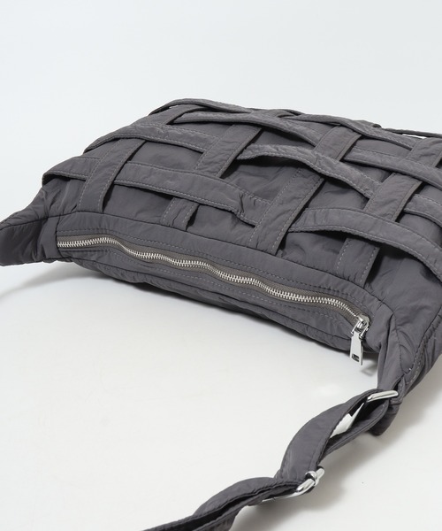 メッシュデザイン ショルダーバッグ ブラウン系 ショルダーバッグ バッグ メッシュデザインショルダーバッグ