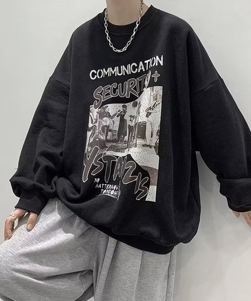 「BENDER TOKYO」 スウェットカットソー L ダークグレー メンズ_画像7