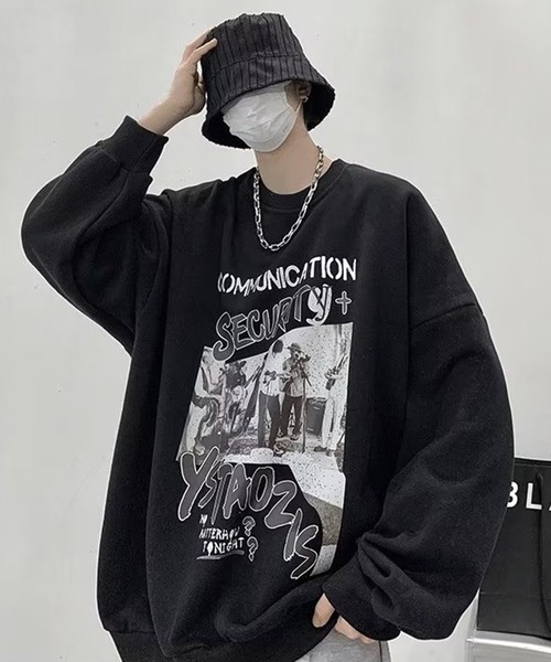 「BENDER TOKYO」 スウェットカットソー L ダークグレー メンズ_画像9
