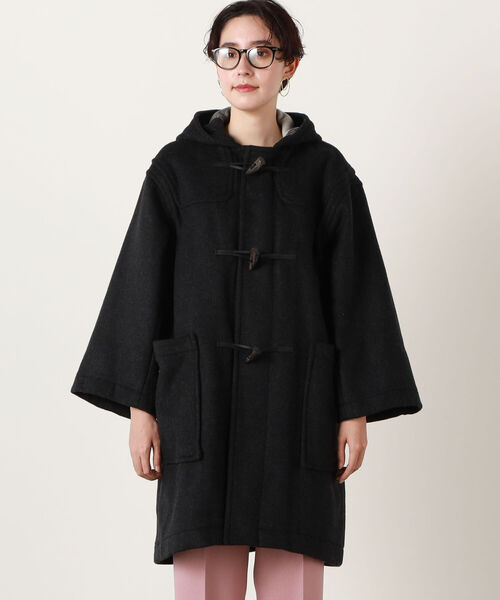 ✈美品　ロンドン トラディション　ウール　ダッフルコート　34　M　濃紺　コラボ LONDON Tradition（ロンドントラディション） ダッフルコート 34