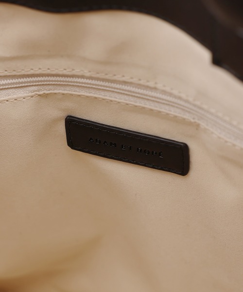 「ADAM ET ROPE'」 ハンドバッグ FREE キャメル レディース_画像9