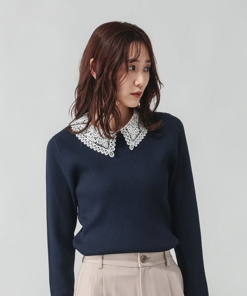 GLOBAL WORK（グローバルワーク） ニット セーター リッチライトレース