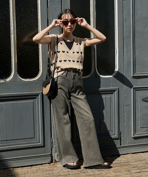 「FREAK'S STORE」 サングラス ONE SIZE ブラック レディース_画像3