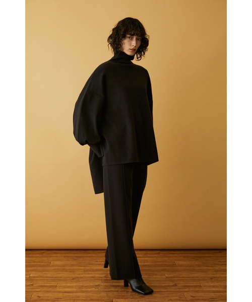 HeRIN.CYE タートルネックニット FREE ターコイズブルー レディース