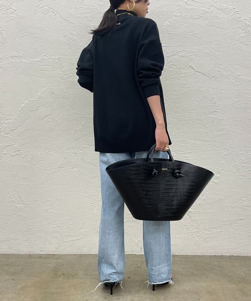 「LOUNGEDRESS」 長袖ニット FREE アイボリー レディース_画像6