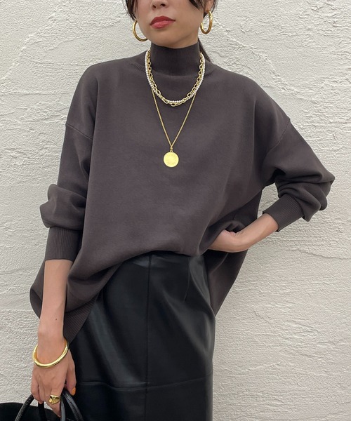 「LOUNGEDRESS」 長袖ニット FREE アイボリー レディース_画像7