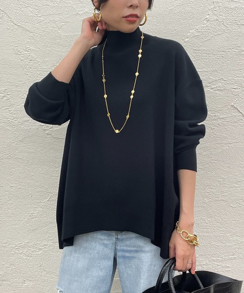 「LOUNGEDRESS」 長袖ニット FREE アイボリー レディース_画像8