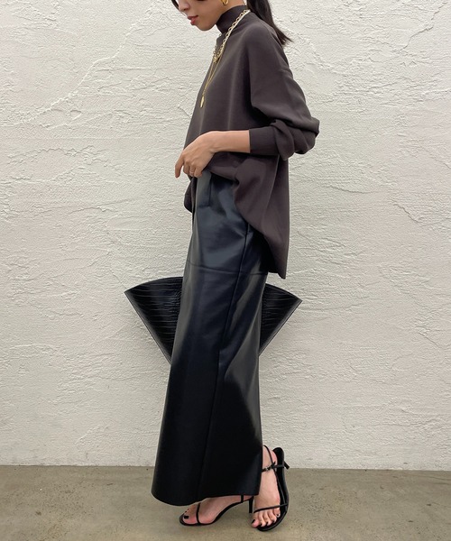 「LOUNGEDRESS」 長袖ニット FREE アイボリー レディース_画像9