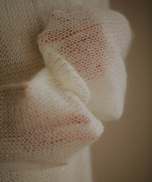 「CASA FLINE」 長袖ニット FREE ホワイト レディース_画像5