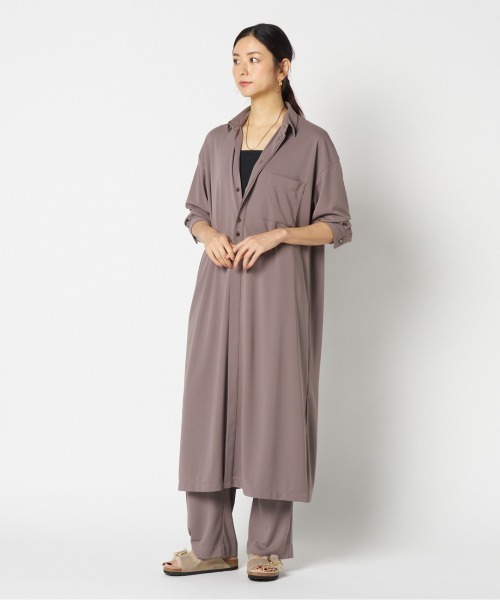HELIOPOLE（エリオポール） ワンピース DRY TOUCH SMOOTH SHIRT DRESS 