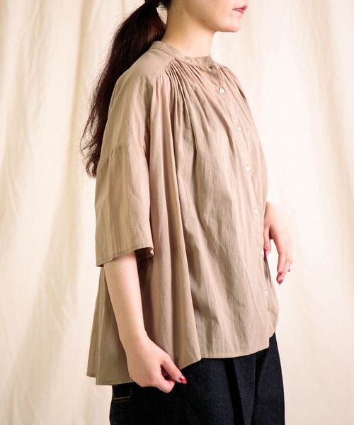 Brocante ブラウス シャツ 夏 「Brocante / ブロカント」 インドボイル