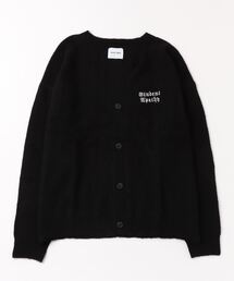 「Student Apathy」 ニットカーディガン LARGE ブラック メンズの画像3