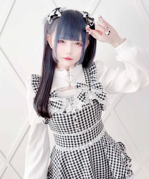 MA*RS（マーズ） ワンピース ダブルりぼんギンガムキャミワンピース