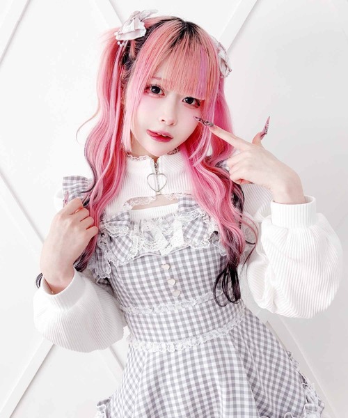 MARS ダブルりぼんギンガムキャミワンピース レッド MA*RS（マーズ） ワンピース ダブルりぼんギンガムキャミワンピース