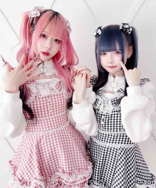MA*RS（マーズ） ワンピース ダブルりぼんギンガムキャミワンピース