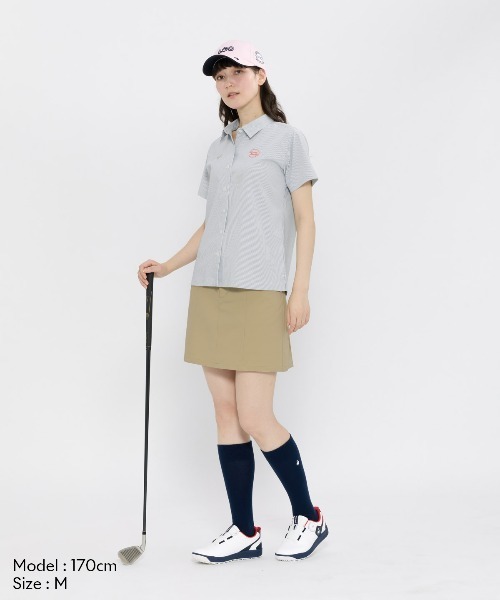 【未使用品】le coq sportif セーター・スカートセットアップ M le coq sportif GOLF（ルコックスポルティフ ゴルフ） スカート