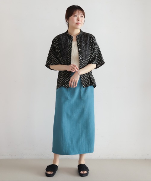 NOMBRE IMPAIR（ノンブルアンペール） ブラウス シャツ リーフドット