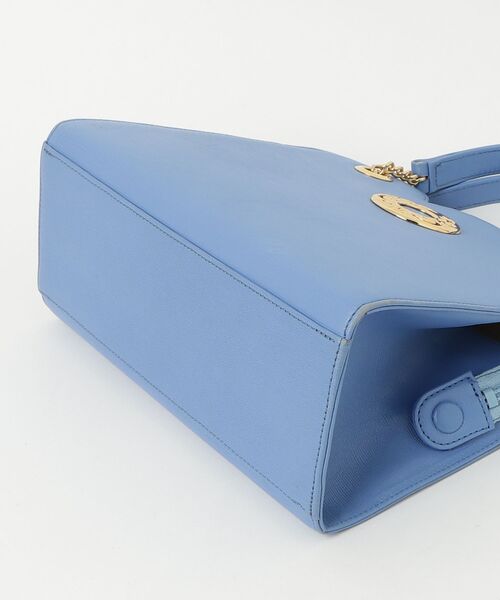 「HANAE MORI」 ワンポイントハンドバッグ - ブルー レディース_画像3