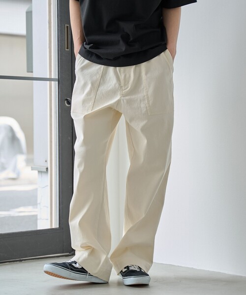 coen（コーエン） パンツ 楽シェフリラックスパンツ「ストレッチ