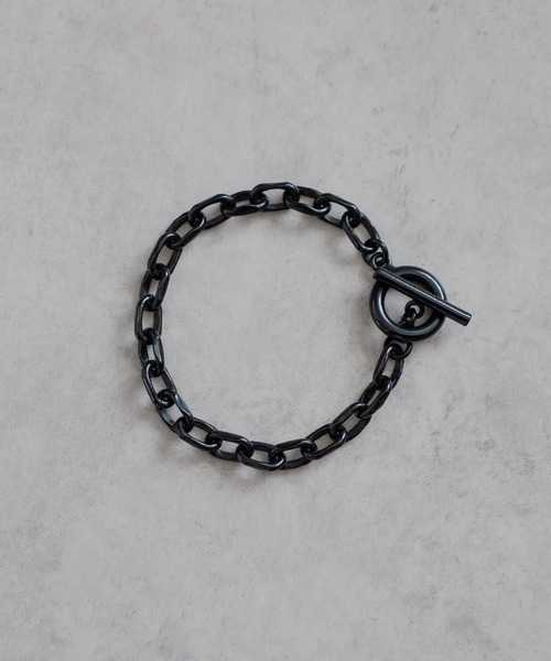 ブレスレット CUT OVAL LINK CHAIN MANTEL BRACELET　カットアズキチェーンマンテルブレスレット メンズの画像