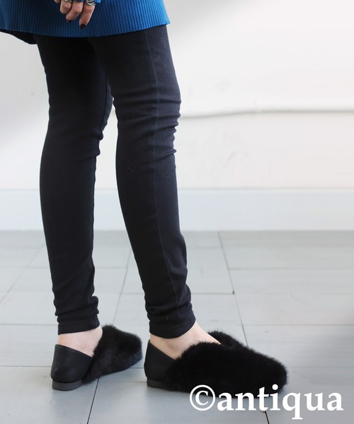 「antiqua」 フラットパンプス S グレー レディース_画像3