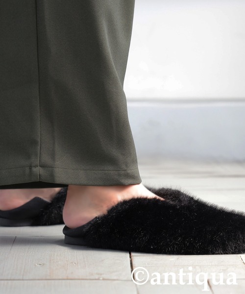 「antiqua」 フラットパンプス S グレー レディース_画像7