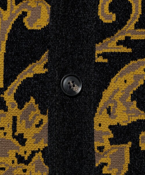 「FREAK'S STORE」 ニットカーディガン MEDIUM ブラック メンズ_画像5