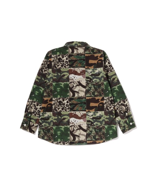 A BATHING APE（アベイシングエイプ） ブラウス シャツ APE HEAD ONE