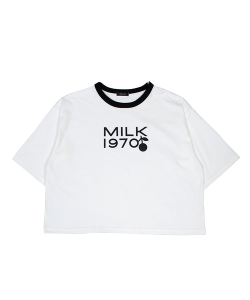 「MILK」 半袖カットソー FREE ホワイト レディース_画像2