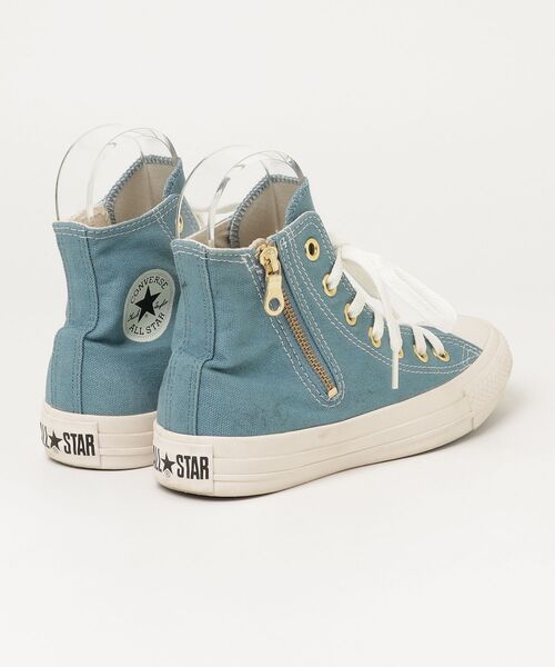 「CONVERSE」 ハイカットスニーカー 23cm ブルー レディース_画像2