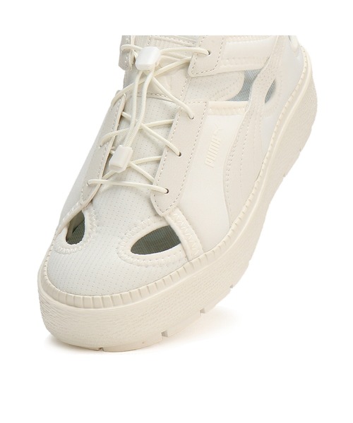 「PUMA」 フラットサンダル 23.5cm ベージュ系その他 レディース_画像6