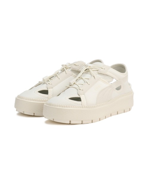 「PUMA」 フラットサンダル 23.5cm ベージュ系その他 レディース_画像7