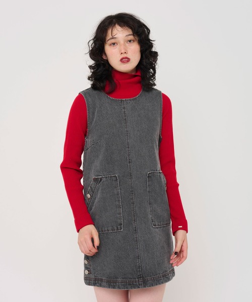 「TINA:JOJUN」 サロペットスカート M ブルー レディース_画像7