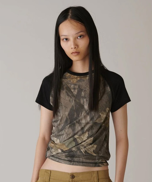 INSCRIRE アンスクリア トップス INSCRIRE（アンスクリア） tシャツ 半袖 Cotton Silk Raglan Short
