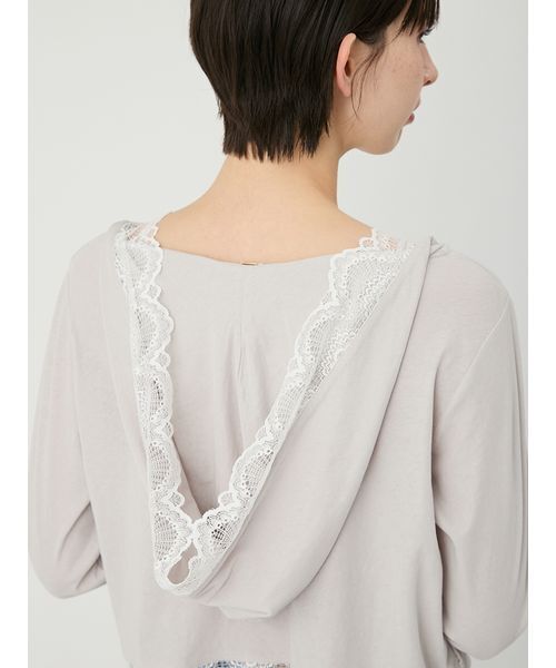 LILY BROWN（リリーブラウン） tシャツ 「UVカット/接触冷感」レース