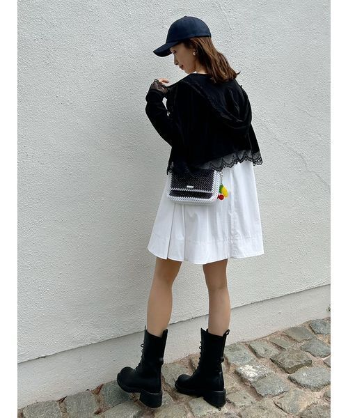 LILY BROWN（リリーブラウン） tシャツ 「UVカット/接触冷感」レース